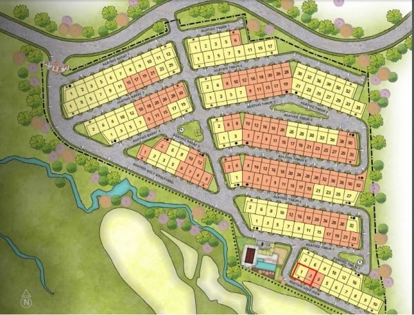 siteplan The Agathis Golf Residence