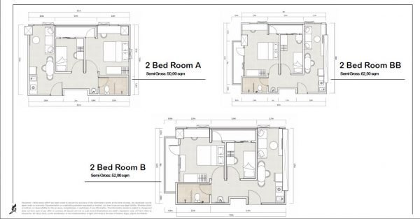 type 2 bedroom royal sentul park