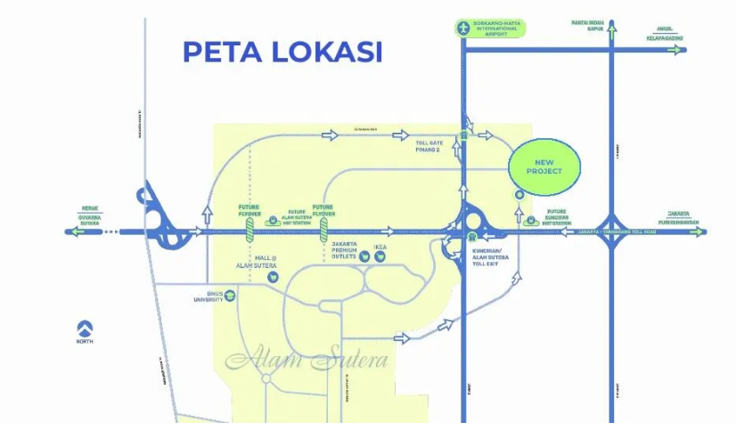 alam sutera 2 location